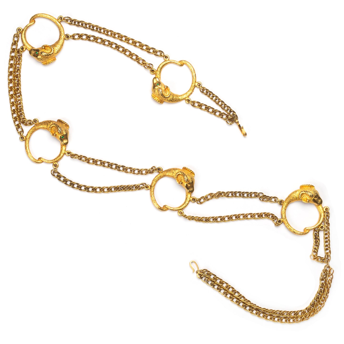Gold Ram Links Belt