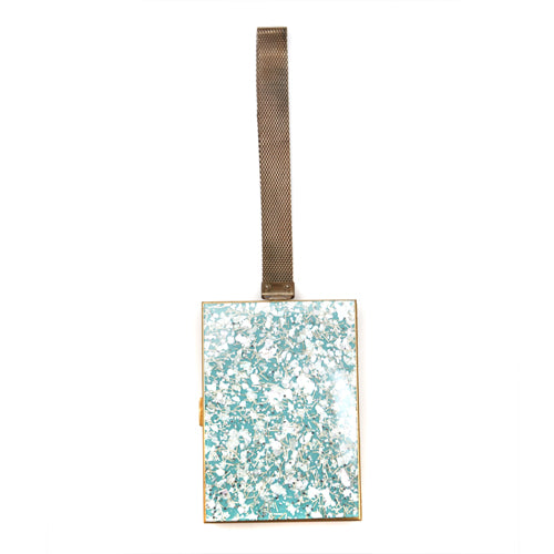 1960s Confetti Plastic and Gold Vanity Kit