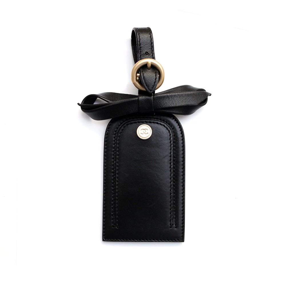 Chanel Leather Baggage Tag