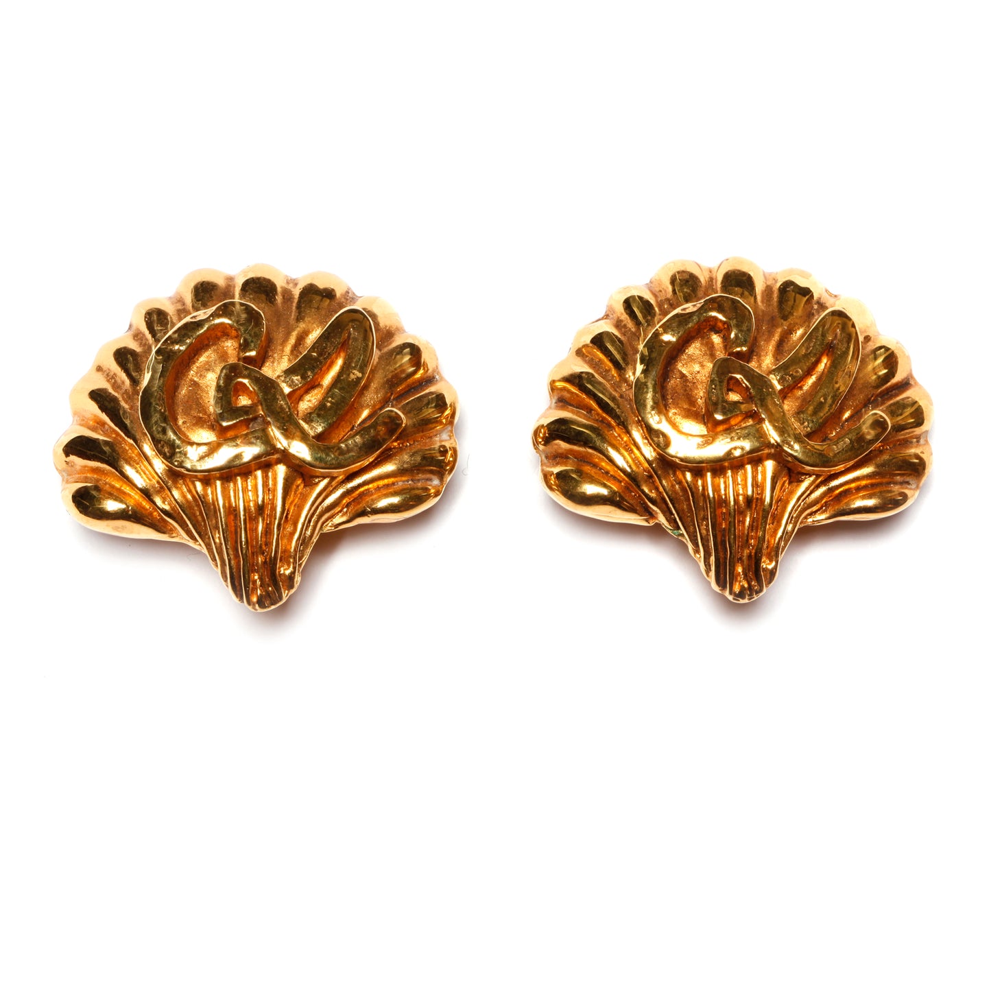 Christian Lacroix Signature Shell Earrings