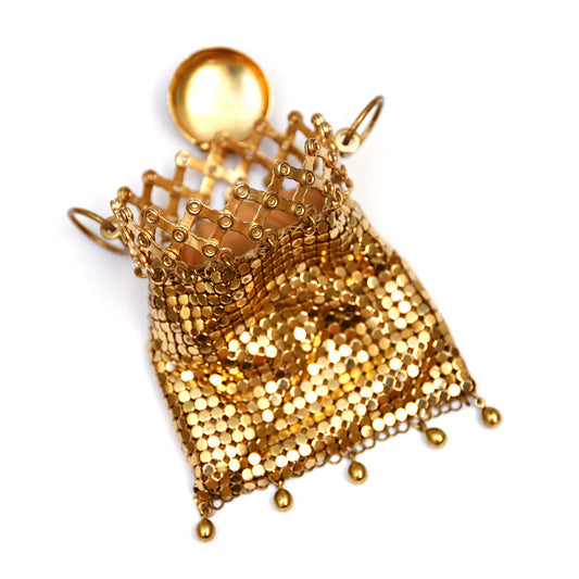 1950s Gold Mesh Coin Purse