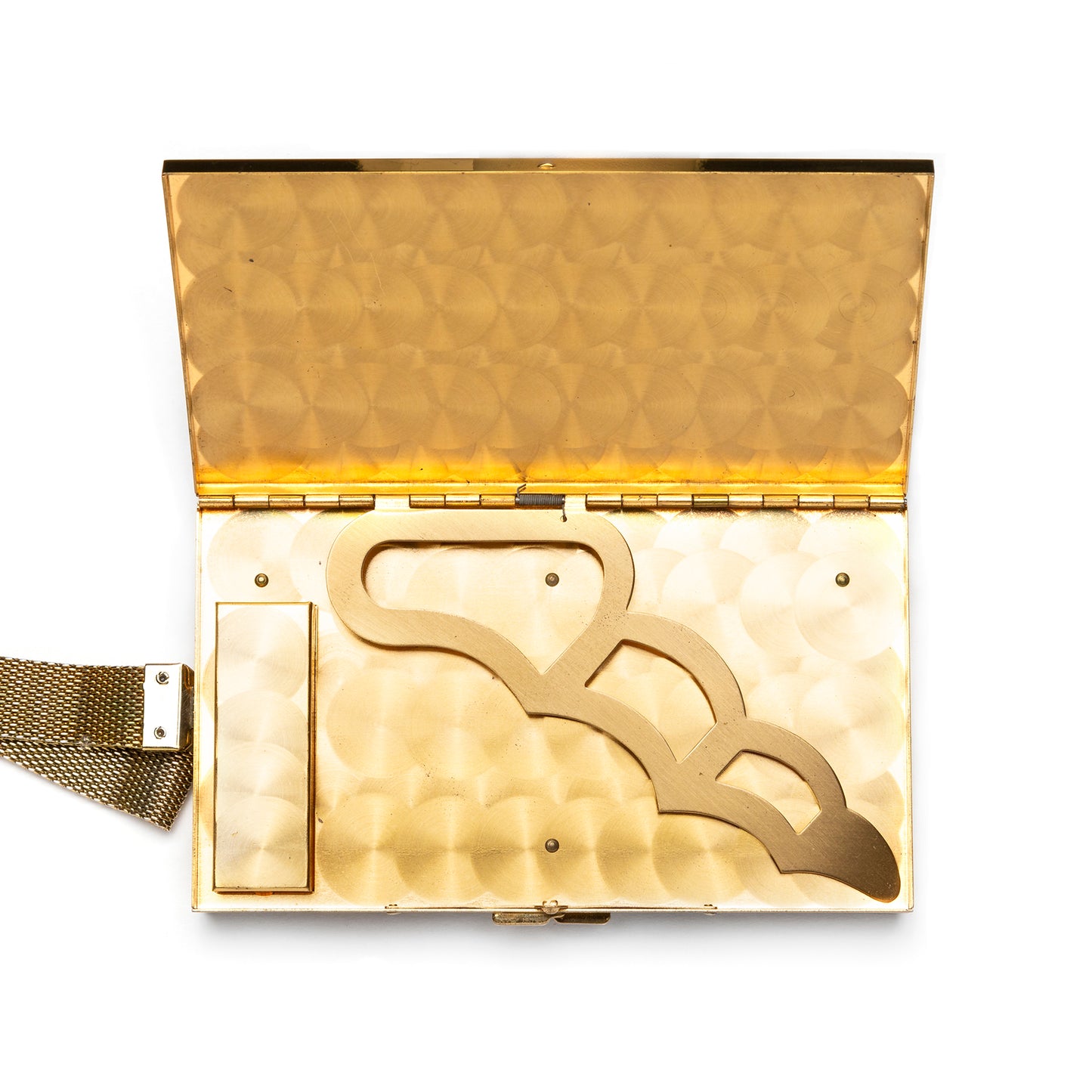 1950s Black Vanity Purse with Two Compartments