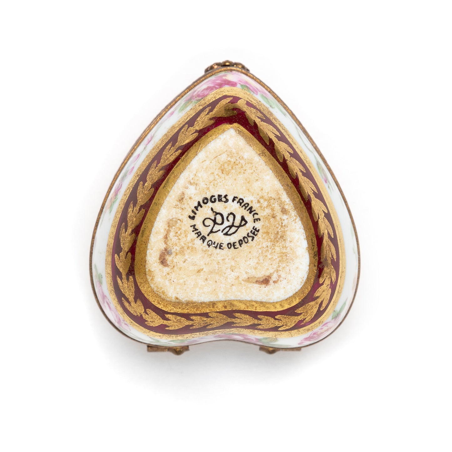 Limoges Heart-Shaped Porcelain Box