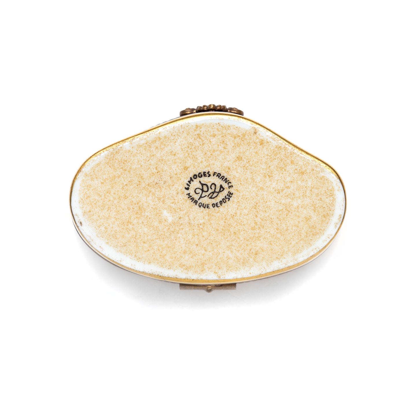 Limoges Oval Porcelain Box