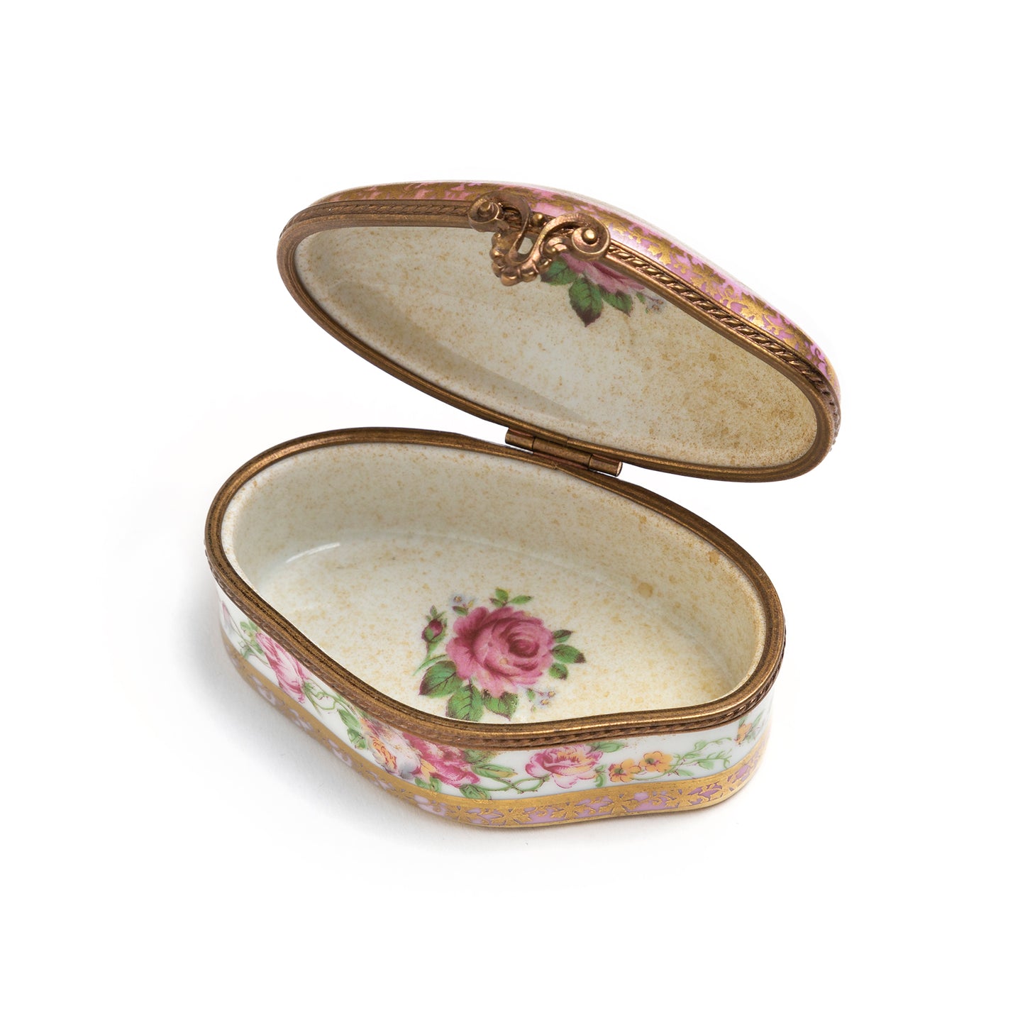 Limoges Oval Porcelain Box
