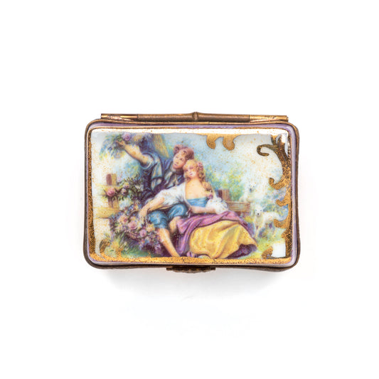 Limoges Porcelain Rectangular Box