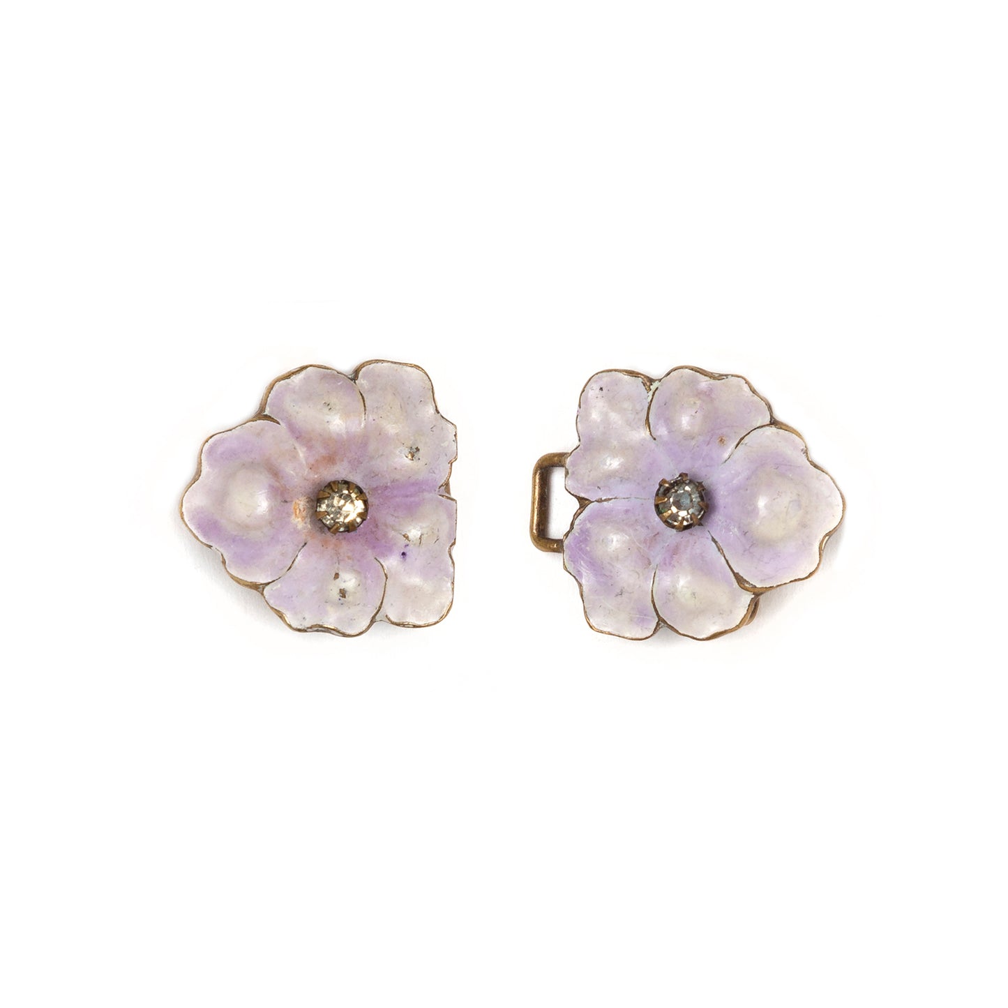 Victorian Pansy Belt Buckle