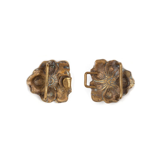 Victorian Pansy Belt Buckle