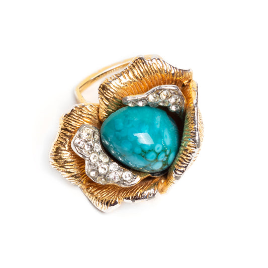 1960s Vendôme Flower Ring