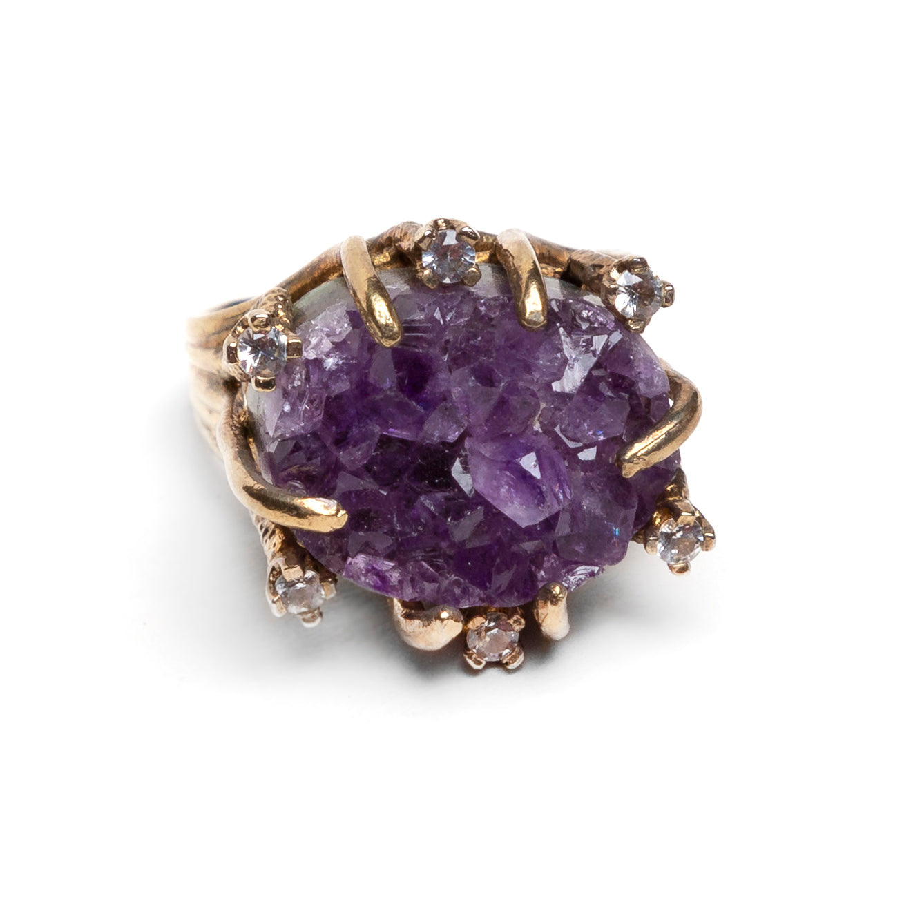 Panetta Purple Quartz and Sterling Ring