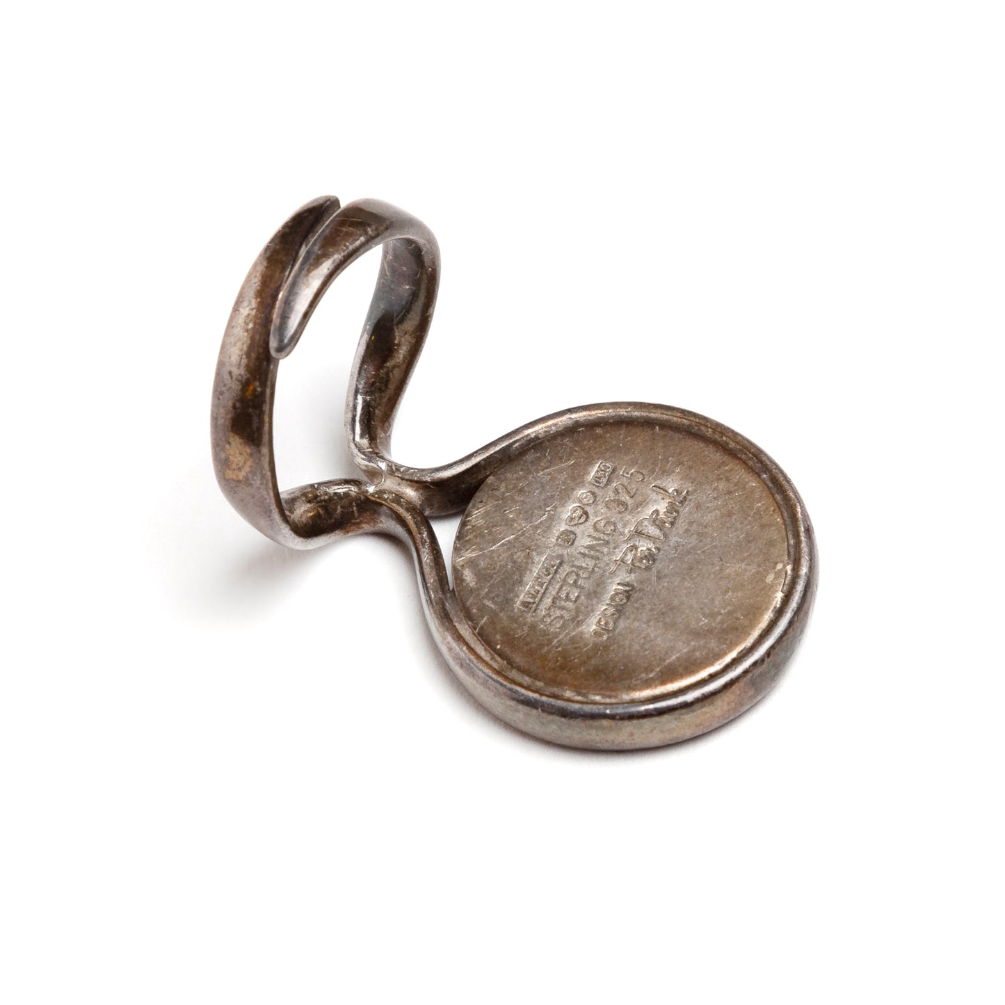 Sterling and Malachite Artisanal Ring