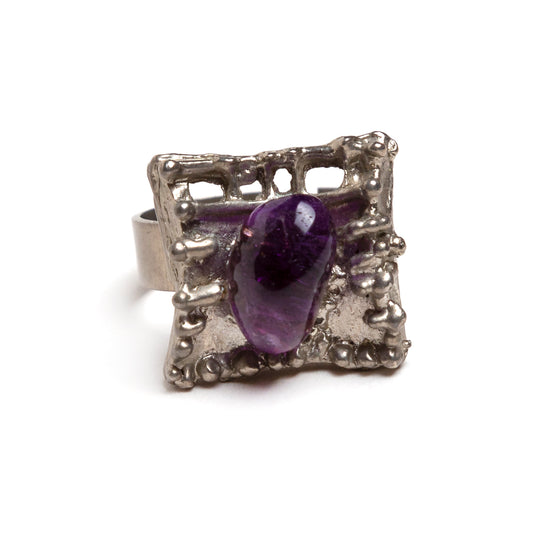 Jorgen Jensen Brutalist Square Ring