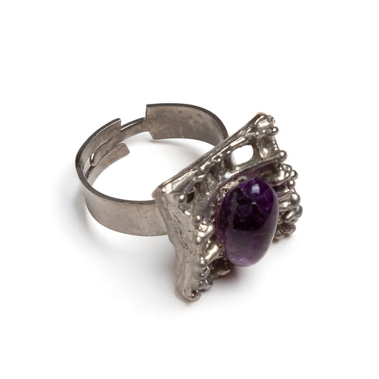 Jorgen Jensen Brutalist Square Ring