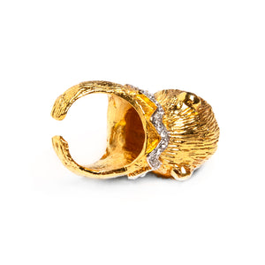 1960s Gold Monkey Ring