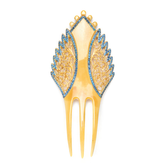 Victorian hair comb with openwork