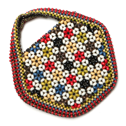 Czech Floral Beaded Bag