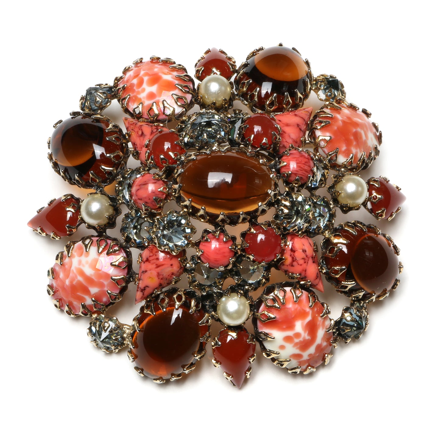 Schreiner Amber Domed Pin