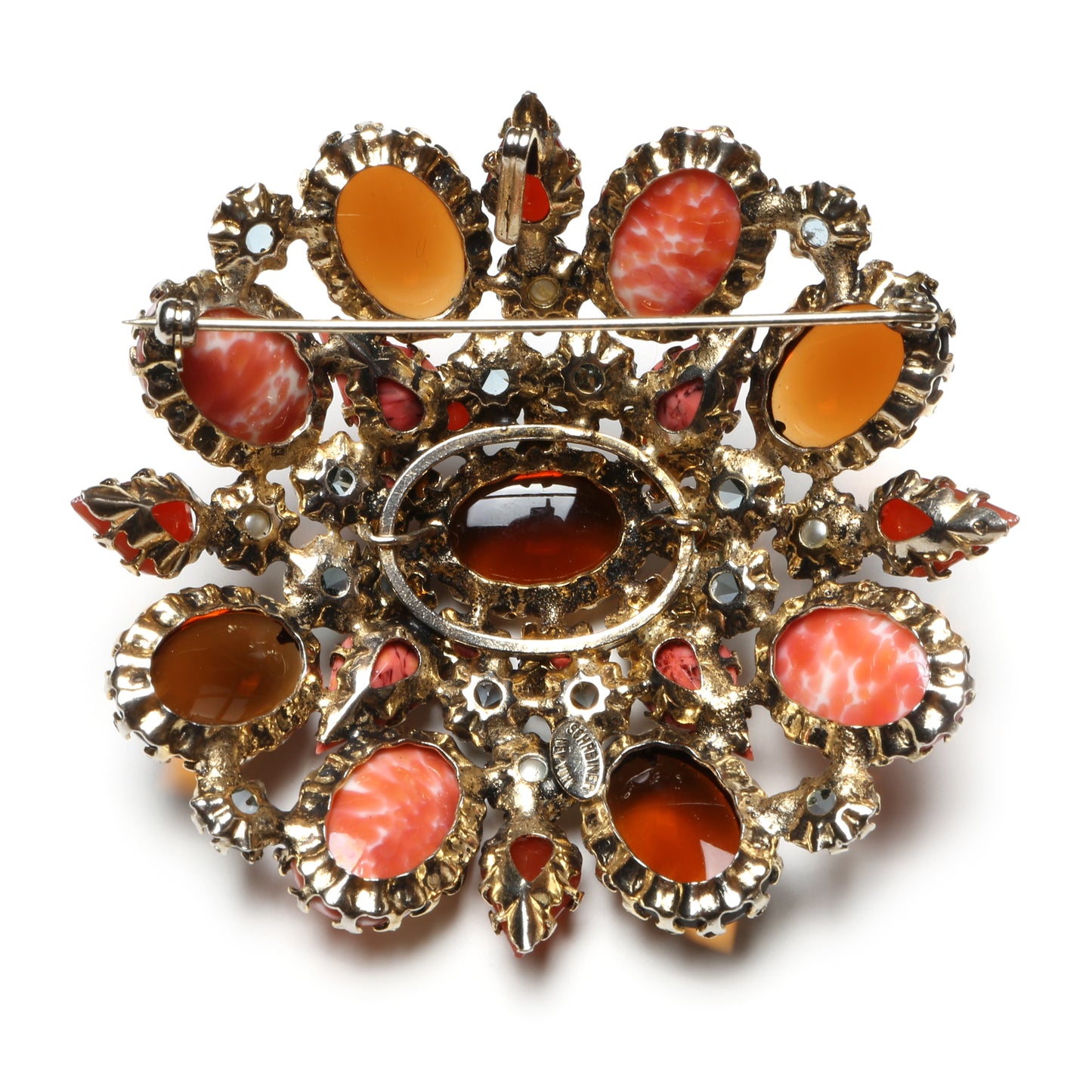 Schreiner Amber Domed Pin