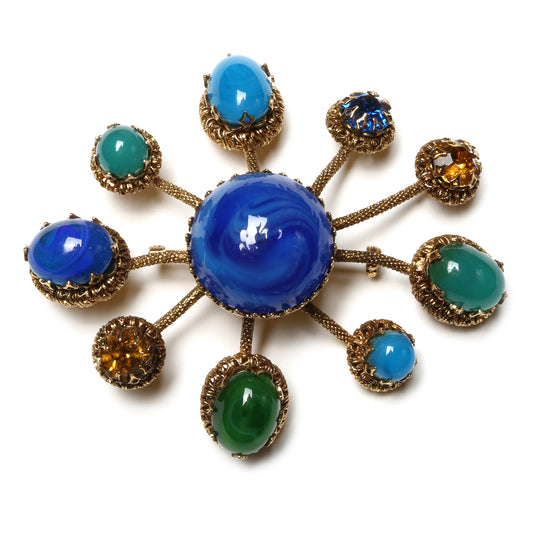 Sputnik Brooch