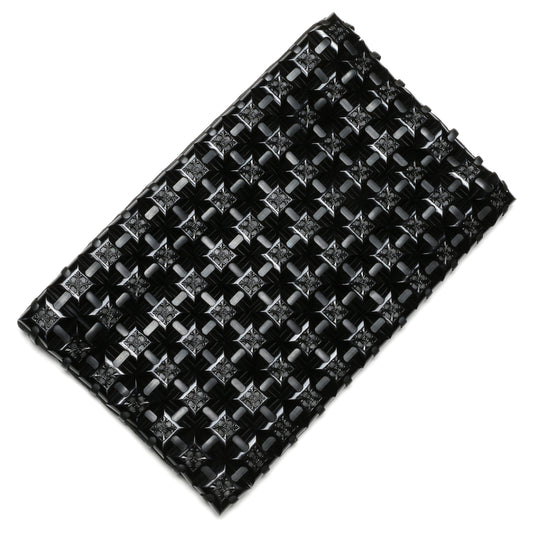 Plastic Flex Tiled Clutch