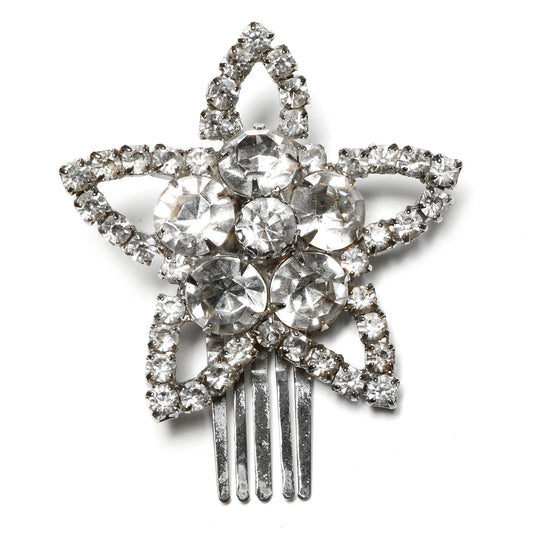 Diamanté Star Hair Comb