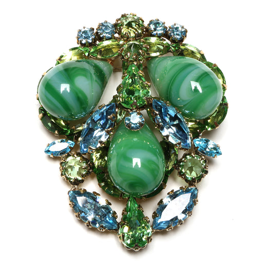 Schreiner Teardrop Brooch