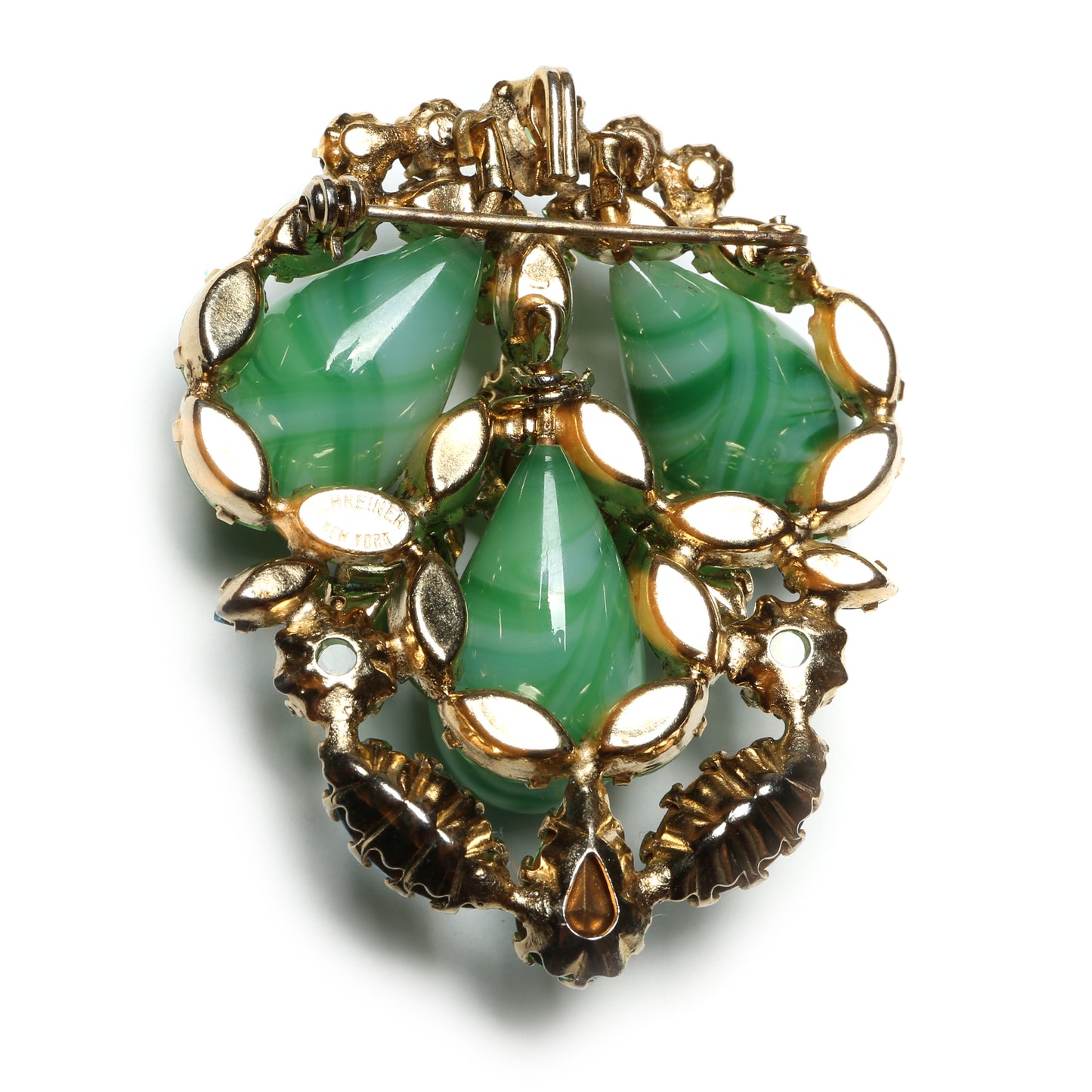 Schreiner Teardrop Brooch