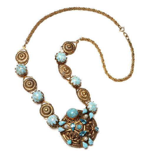 West German Sculptural Necklace