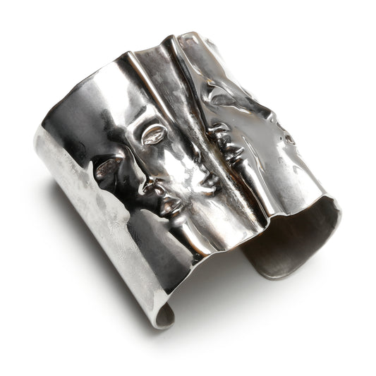 Faces Artisanal Open Cuff