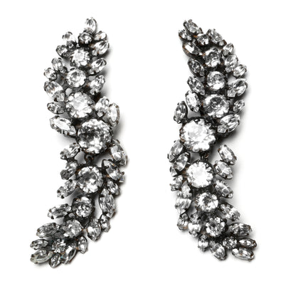 Schreiner Articulated Diamanté Earrings