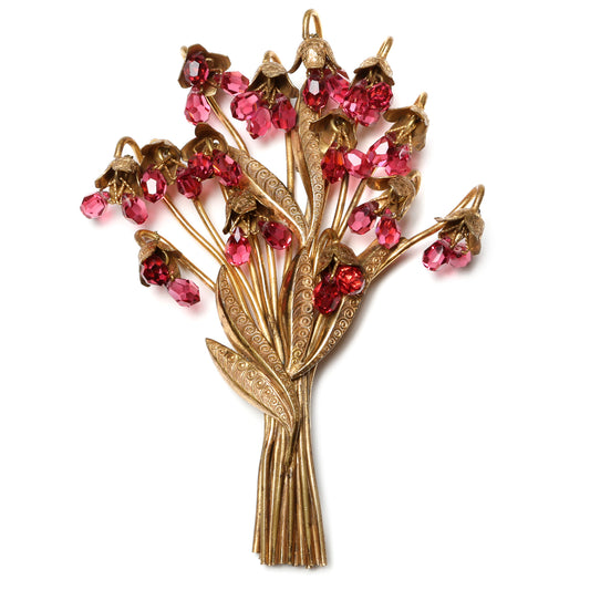 Snowdrop Floral Brooch