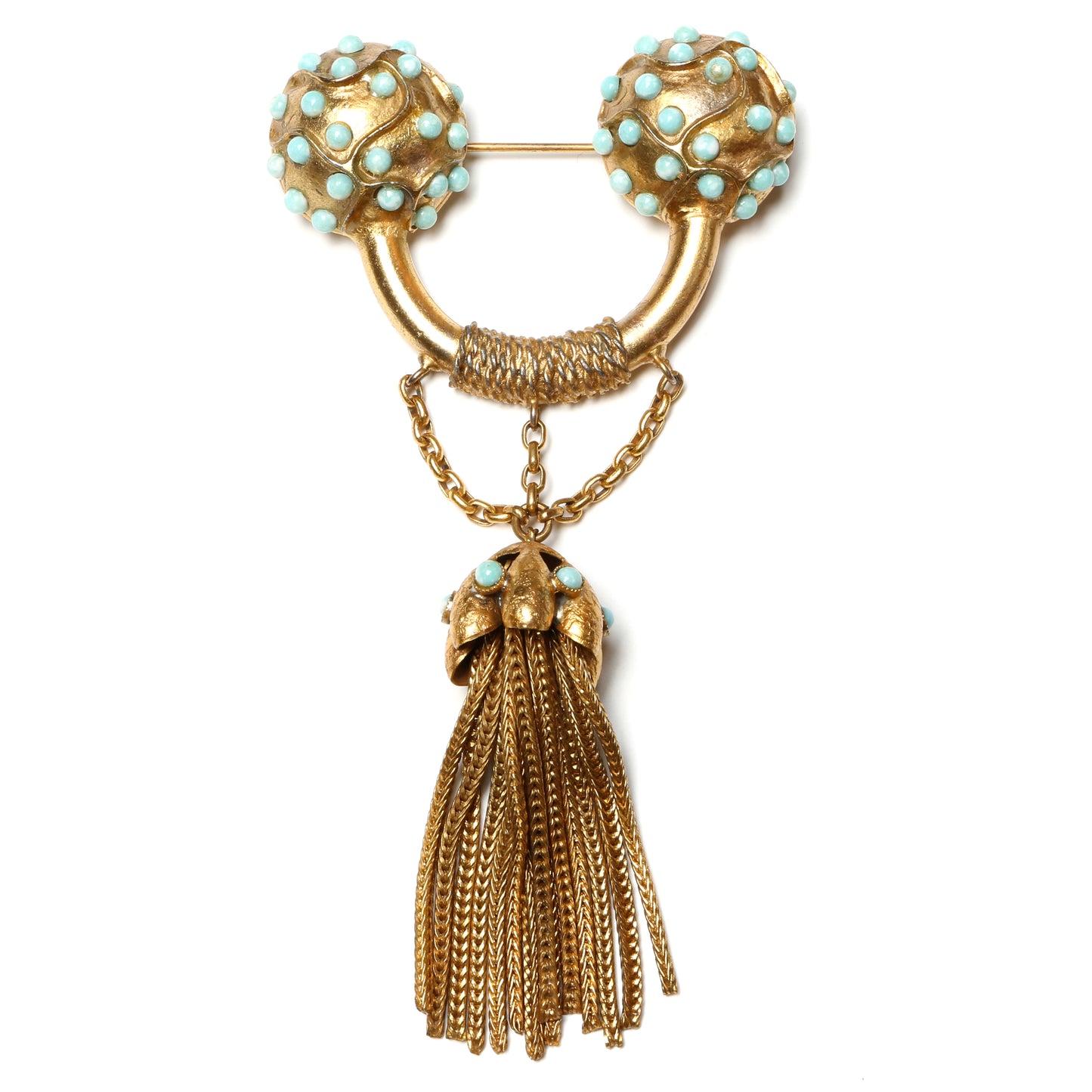 Door-knocker Brooch
