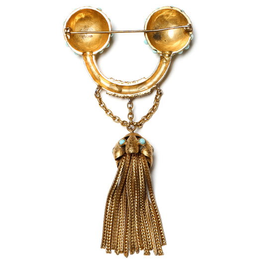 Door-knocker Brooch