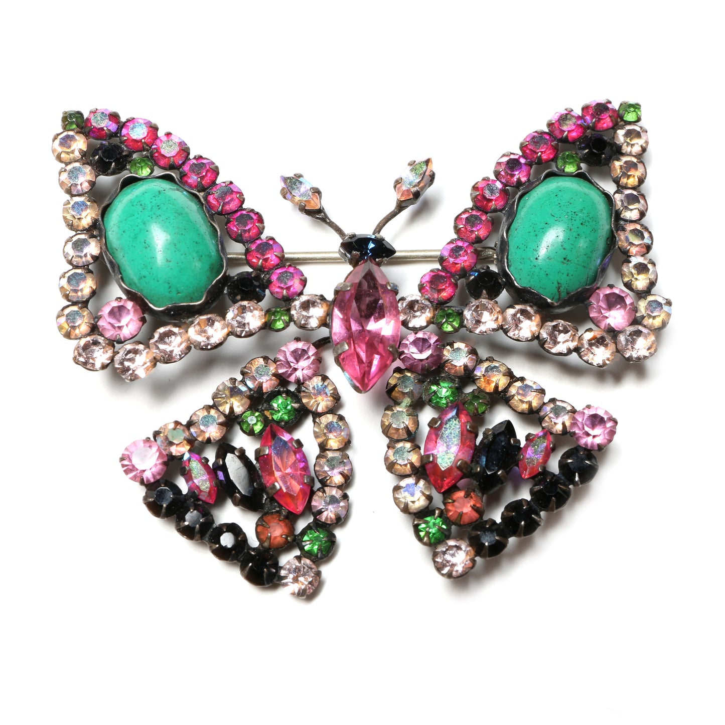 French Articulated Butterfly Brooch