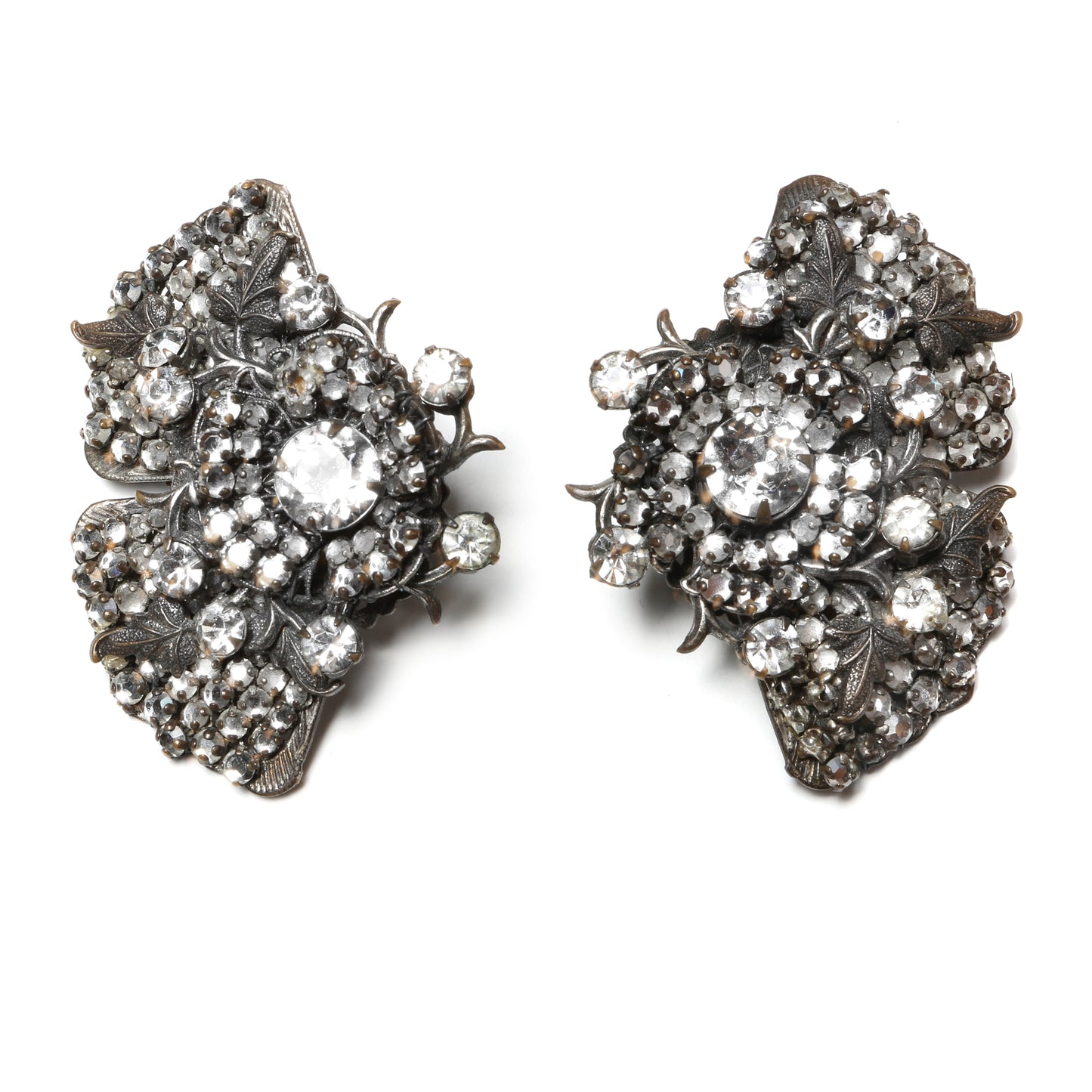 Miriam Haskell Diamanté Earrings