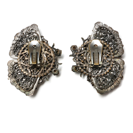 Miriam Haskell Diamanté Earrings