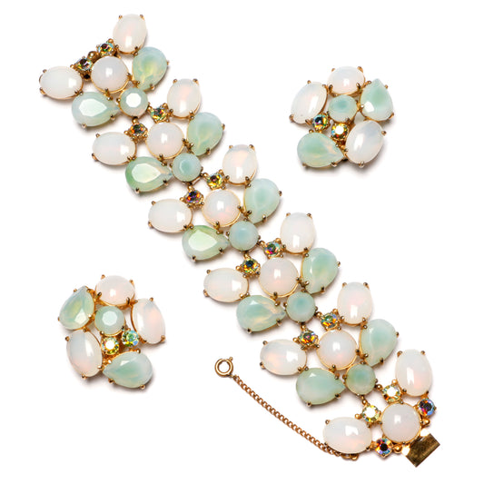 Schiaparelli Green and White Set