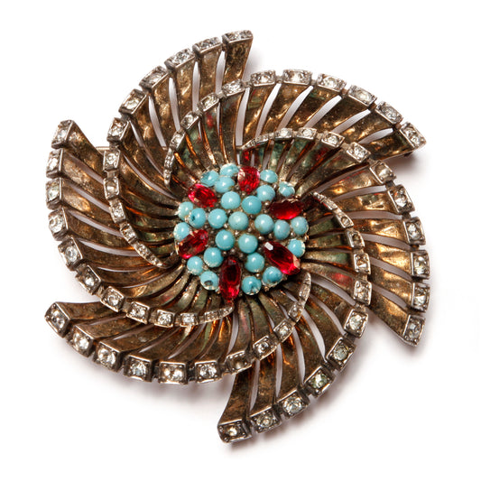 MB (Marcel Boucher) Sterling Brooch