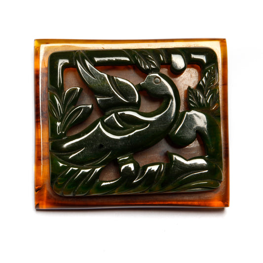 Bakelite Bird Brooch