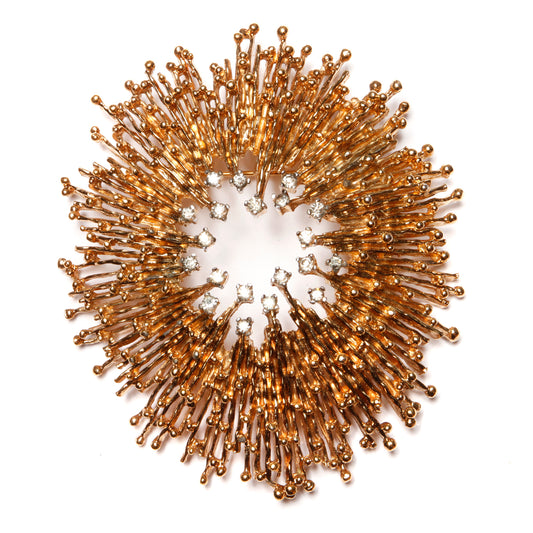 Panetta Gold Spray Brooch