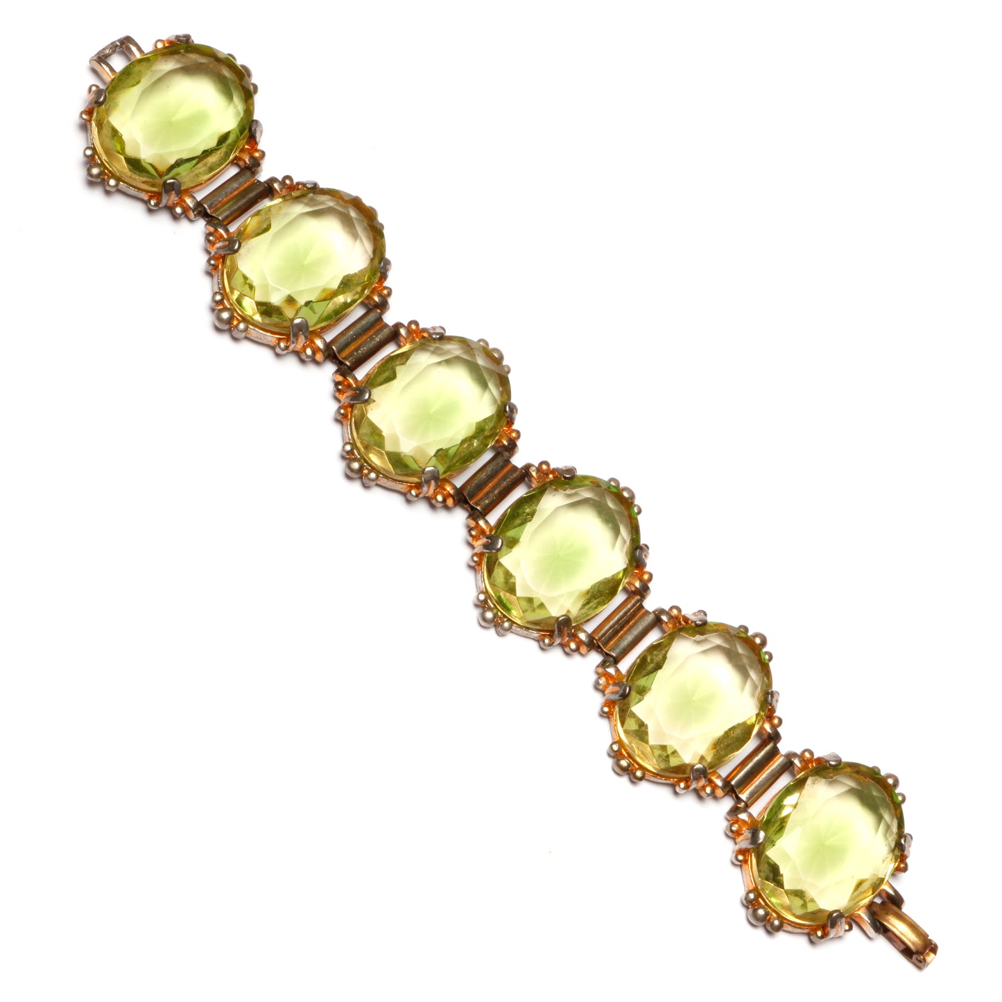 Peridot Crystal Bracelet