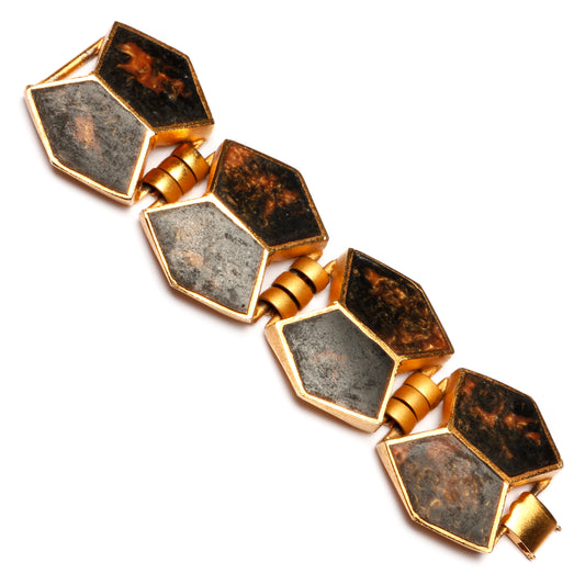 Large Stone Link Bracelet