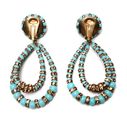 Dangly Beaded Earrings – view 2