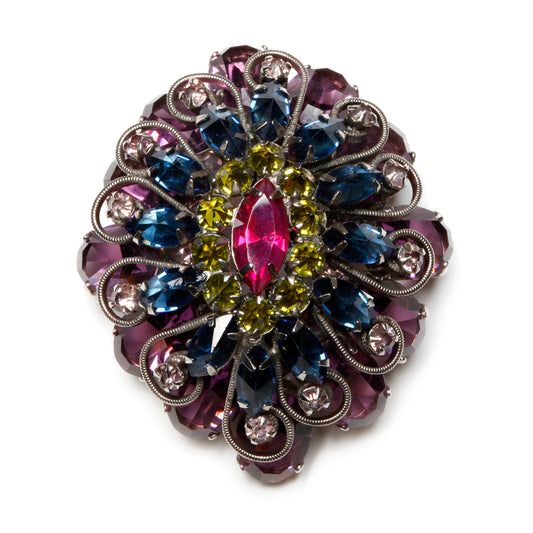 Schreiner Jewel-tone Brooch