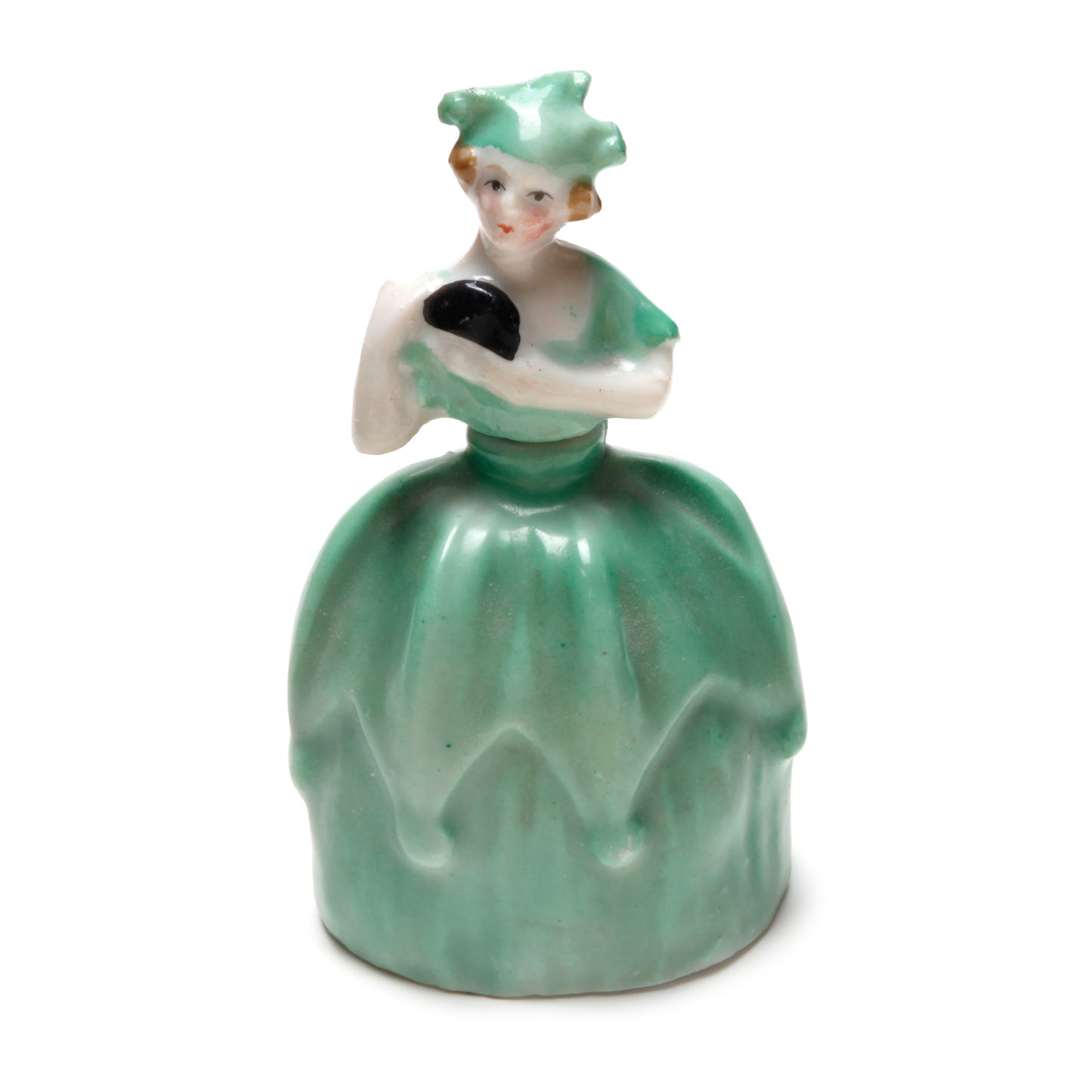 Porcelain German Figural Perfume Bottle