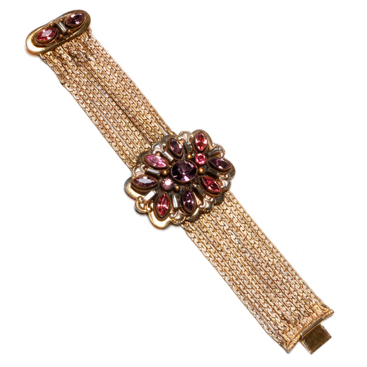 Multi-Chain Medalion Bracelet