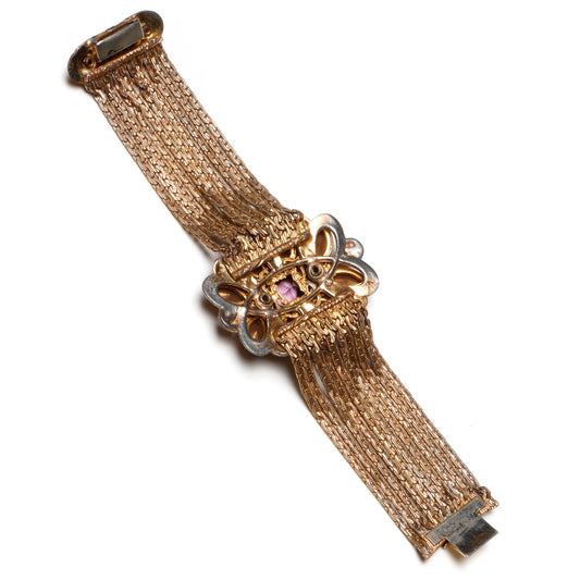 Multi-Chain Medalion Bracelet