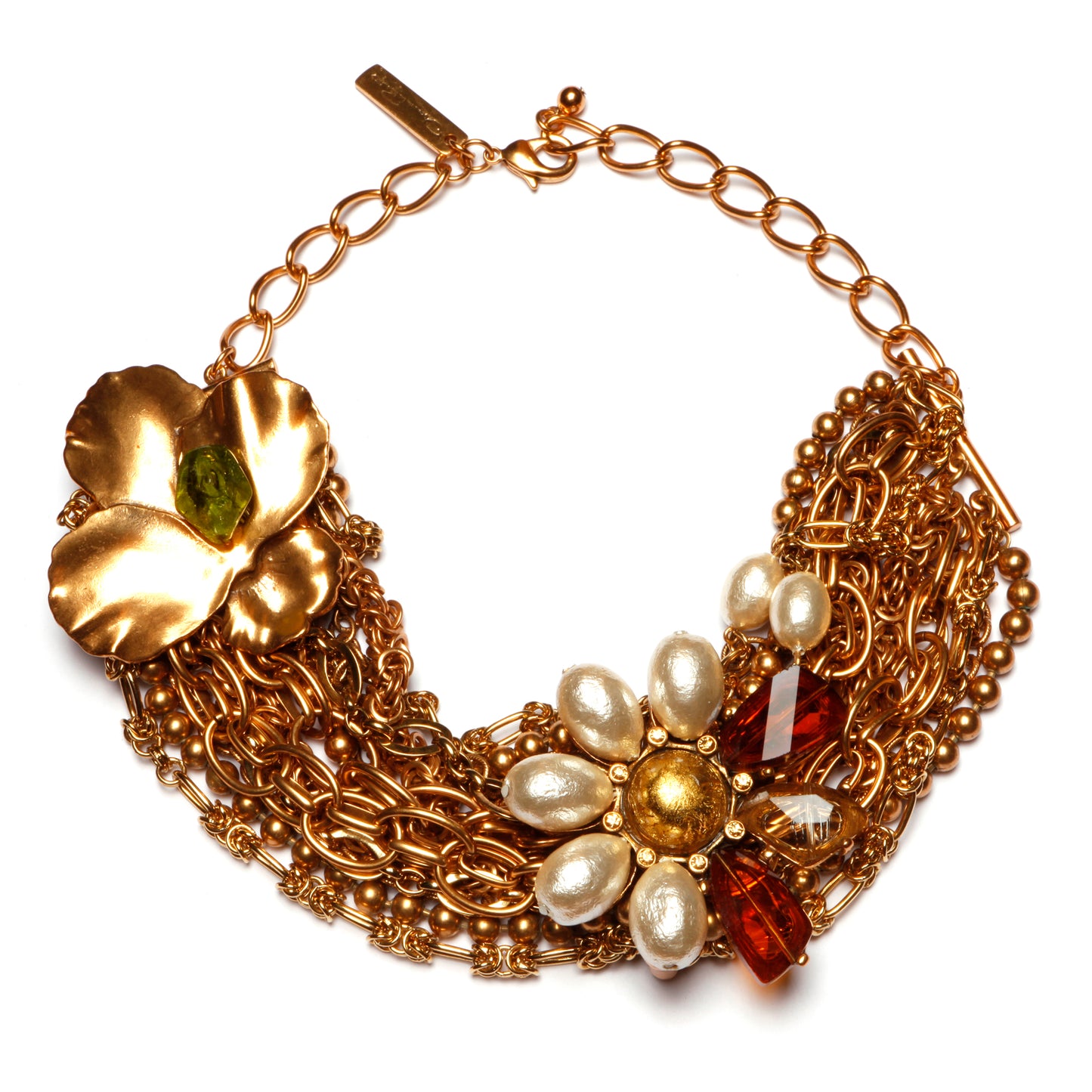 Oscar De La Renta Multi-chain Necklace