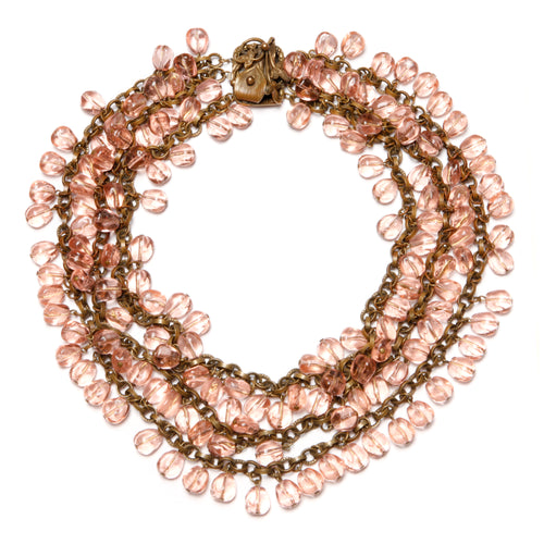 Blush Three-Strand Necklace