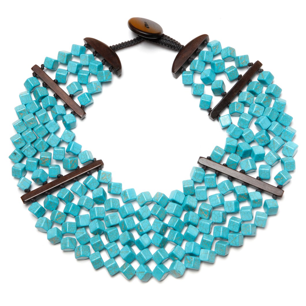 Turquoise Beaded Collar